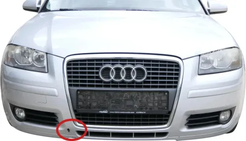 A3 8P Stoßstange Frontstoßstange Stoßfänger vorn grau silber LX7W Sportback Gril