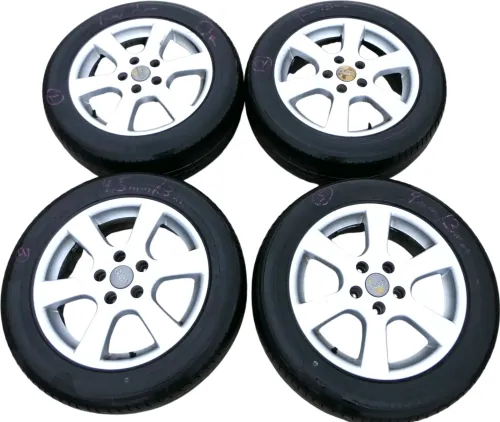 Audi A4 8E A6 4B Alufelgen CMS 205/55 R16 Zoll KBA 44978 Reifen wechseln (202442)