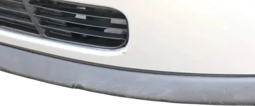 Polo 6N Stoßstange vorne breite Styling XXL Frontstoßstange silber LB7Z +Gitter (202311)