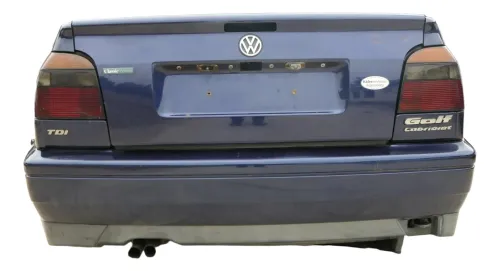 VW Golf 3 1H 1E Cabrio Stoßstange hinten Heckstoßstange blau LC5U Limousine (202452)