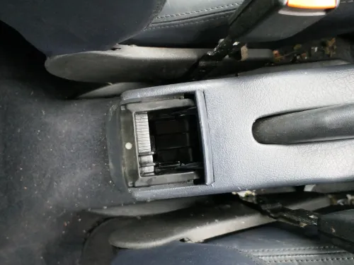 VW Golf 3 1H 1E Cabrio Mitteltunnel Aschenbecher hinten Verkleidung - blau (202464)