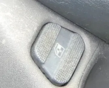 VW Golf 3 Cabrio 1E elektrischer Fensterheber Schalter vorne rechts - blau (202465)