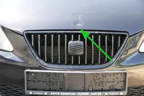 Seat Ibiza 6J Motorhaube Haube Klappe vorne schwarz LC9Z (202601)