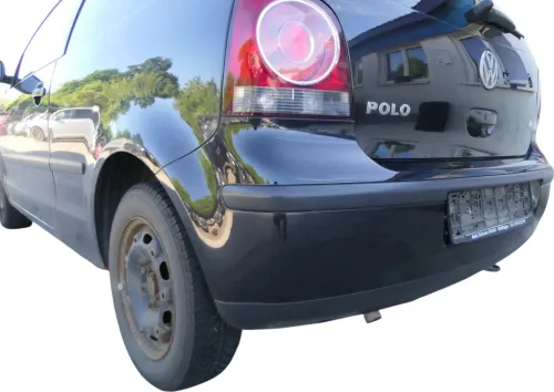 VW Polo 9N 9N3 Stoßstange Heckstoßstange hinten schwarz LC9Z (202660)