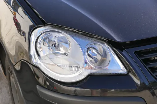 VW Polo 9N3 Stoßstange vorne Frontstoßstange Stoßfänger schwarz LC9Z Gittter (202663)