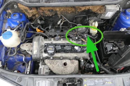VW Polo 9N Ibiza 9N3 BKY 036103493DP Schlauch Entlüftungsschlauch (202672)